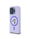 Kup Caz Karl Lagerfeld KLHMP15LSCMKCRHU Apple iPhone 15 Pro hardcase din silicon Karl&Choupette Heads Ring MagSafe violet - KLD2145 - {ean13} - Sklep Home Screen