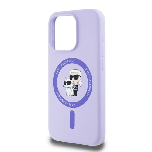 Kup Eset Karl Lagerfeld KLHMP15LSCMKCRHU Apple iPhone 15 Pro kemény tok Szilikon Karl&Choupette Fej Gyűrű MagSafe lila - KLD2145 - {ean13} - Sklep Home Screen