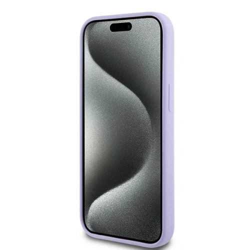 Buy Case Karl Lagerfeld KLHMP15SSCMKCRHU Apple iPhone 15 hardcase Silicone Karl&Choupette Heads Ring MagSafe purple - KLD2146 - {ean13} - Home Screen Store Europe