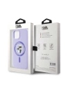 Buy Case Karl Lagerfeld KLHMP15SSCMKCRHU Apple iPhone 15 hardcase Silicone Karl&Choupette Heads Ring MagSafe purple - KLD2146 - {ean13} - Home Screen Store Europe