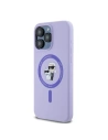 Buy Case Karl Lagerfeld KLHMP15XSCMKCRHU Apple iPhone 15 Pro Max hardcase Silicone Karl&Choupette Heads Ring MagSafe purple - KLD2147 - {ean13} - Home Screen Store Europe