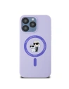 Kup Etui Karl Lagerfeld KLHMP15XSCMKCRHU Apple iPhone 15 Pro Max hardcase Silicone Karl&Choupette Heads Ring MagSafe fioletowy - KLD2147 - {ean13} - Sklep Home Screen