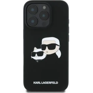 Buy Case Karl Lagerfeld KLHMP16LSKCHPPLK Apple iPhone 16 Pro hardcase Silicone Double Heads Print MagSafe black - KLD2154 - {ean13} - Home Screen Store Europe