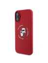 Kup Eset Karl Lagerfeld KLHMP16MSCMKCRHR Apple iPhone 16 Plus keménytok Szilikon Karl&Choupette Fejek Gyűrű MagSafe piros - KLD2157 - {ean13} - Sklep Home Screen