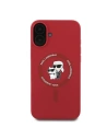 Kup Caz Karl Lagerfeld KLHMP16MSCMKCRHR Apple iPhone 16 Plus hardcase Silicon Karl&Choupette Heads Ring MagSafe roșu - KLD2157 - {ean13} - Sklep Home Screen
