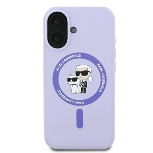 Kup Caz Karl Lagerfeld KLHMP16MSCMKCRHU Apple iPhone 16 Plus hardcase Silicon Karl&Choupette Heads Ring MagSafe mov - KLD2158 - {ean13} - Sklep Home Screen