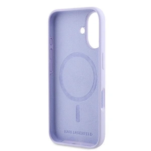 Buy Case Karl Lagerfeld KLHMP16MSCMKCRHU Apple iPhone 16 Plus hardcase Silicone Karl&Choupette Heads Ring MagSafe purple - KLD2158 - {ean13} - Home Screen Store Europe