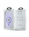 Buy Case Karl Lagerfeld KLHMP16MSCMKCRHU Apple iPhone 16 Plus hardcase Silicone Karl&Choupette Heads Ring MagSafe purple - KLD2158 - {ean13} - Home Screen Store Europe
