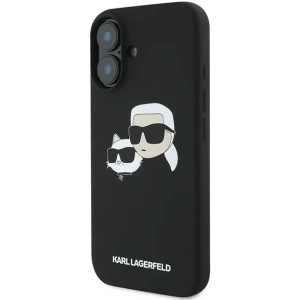 Kup Případ Karl Lagerfeld KLHMP16MSKCHPPLK Apple iPhone 16 Plus hardcase silikonový obal s potiskem Double Heads MagSafe černý - KLD2159 - {ean13} - Sklep Home Screen