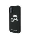 Kup Fall Karl Lagerfeld KLHMP16MSKCHPPLK Apple iPhone 16 Plus Hartschale Silikon Doppelte Köpfe Druck MagSafe schwarz - KLD2159 - {ean13} - Sklep Home Screen