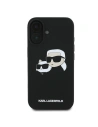 Kup Eset Karl Lagerfeld KLHMP16MSKCHPPLK Apple iPhone 16 Plus kemény tok Szilikon Dupla Fej Nyomtatás MagSafe fekete - KLD2159 - {ean13} - Sklep Home Screen