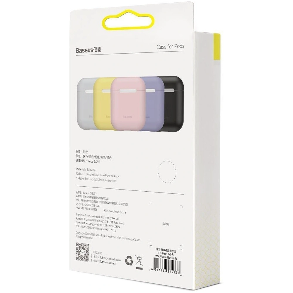 Etui ochronne Baseus Ultrathin na słuchawki Apple AirPods (czarne)