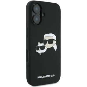 Kup Případ Karl Lagerfeld KLHMP16MSKCHPPLK Apple iPhone 16 Plus hardcase silikonový obal s potiskem Double Heads MagSafe černý - KLD2159 - {ean13} - Sklep Home Screen