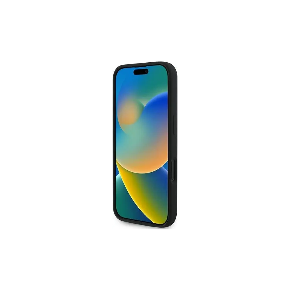 Etui Karl Lagerfeld KLHMP16MSKCHPPLK Apple iPhone 16 Plus hardcase Silicone Double Heads Print MagSafe czarny