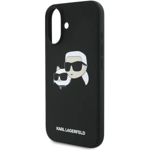 Kup Případ Karl Lagerfeld KLHMP16MSKCHPPLK Apple iPhone 16 Plus hardcase silikonový obal s potiskem Double Heads MagSafe černý - KLD2159 - {ean13} - Sklep Home Screen