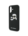 Kup Eset Karl Lagerfeld KLHMP16MSKCHPPLK Apple iPhone 16 Plus kemény tok Szilikon Dupla Fej Nyomtatás MagSafe fekete - KLD2159 - {ean13} - Sklep Home Screen