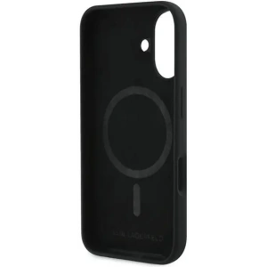Kup Caz Karl Lagerfeld KLHMP16MSKCHPPLK hardcase pentru Apple iPhone 16 Plus din silicon cu imprimeu Double Heads MagSafe negru - KLD2159 - {ean13} - Sklep Home Screen