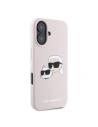 Kup Caz Karl Lagerfeld KLHMP16MSKCHPPLP Apple iPhone 16 Plus hardcase Siliconă Imprimare Double Heads MagSafe roz - KLD2160 - {ean13} - Sklep Home Screen
