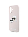 Kup Caz Karl Lagerfeld KLHMP16MSKCHPPLP Apple iPhone 16 Plus hardcase Siliconă Imprimare Double Heads MagSafe roz - KLD2160 - {ean13} - Sklep Home Screen