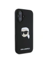 Kup Eset Karl Lagerfeld KLHMP16SSKHPPLK Apple iPhone 16 kemény tok Szilikon Karl Fej Nyomtatás MagSafe fekete - KLD2165 - {ean13} - Sklep Home Screen