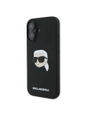 Kup Eset Karl Lagerfeld KLHMP16SSKHPPLK Apple iPhone 16 kemény tok Szilikon Karl Fej Nyomtatás MagSafe fekete - KLD2165 - {ean13} - Sklep Home Screen