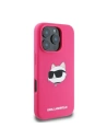 Kup Etui Karl Lagerfeld KLHMP16XSCHPPLF Apple iPhone 16 Pro Max hardcase Silicone Choupette Head Print MagSafe fuksja - KLD2166 - {ean13} - Sklep Home Screen