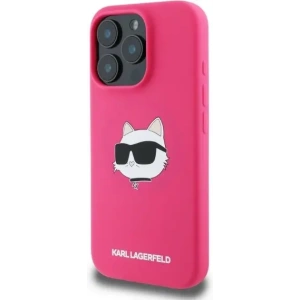 Kup Etui Karl Lagerfeld KLHMP16XSCHPPLF Apple iPhone 16 Pro Max hardcase Silicone Choupette Head Print MagSafe fuksja - KLD2166 - {ean13} - Sklep Home Screen