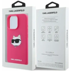 Kup Etui Karl Lagerfeld KLHMP16XSCHPPLF Apple iPhone 16 Pro Max hardcase Silicone Choupette Head Print MagSafe fuksja - KLD2166 - {ean13} - Sklep Home Screen