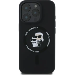 Kup Etui Karl Lagerfeld KLHMP16XSCMKCRHK Apple iPhone 16 Pro Max hardcase Silicone Karl&Choupette Heads Ring MagSafe czarny - KLD2168 - {ean13} - Sklep Home Screen