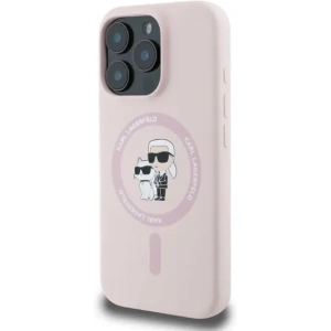 Kup Etui Karl Lagerfeld KLHMP16XSCMKCRHP Apple iPhone 16 Pro Max hardcase Silicone Karl&Choupette Heads Ring MagSafe różowy - KLD2169 - {ean13} - Sklep Home Screen