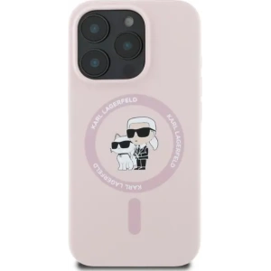 Kup Etui Karl Lagerfeld KLHMP16XSCMKCRHP Apple iPhone 16 Pro Max hardcase Silicone Karl&Choupette Heads Ring MagSafe różowy - KLD2169 - {ean13} - Sklep Home Screen