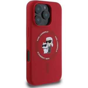 Kup Etui Karl Lagerfeld KLHMP16XSCMKCRHR Apple iPhone 16 Pro Max hardcase Silicone Karl&Choupette Heads Ring MagSafe czerwony - KLD21670 - {ean13} - Sklep Home Screen