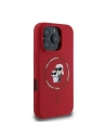 Buy Case Karl Lagerfeld KLHMP16XSCMKCRHR Apple iPhone 16 Pro Max hardcase Silicone Karl&Choupette Heads Ring MagSafe red - KLD21670 - {ean13} - Home Screen Store Europe