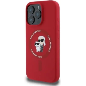 Kup Etui Karl Lagerfeld KLHMP16XSCMKCRHR Apple iPhone 16 Pro Max hardcase Silicone Karl&Choupette Heads Ring MagSafe czerwony - KLD21670 - {ean13} - Sklep Home Screen