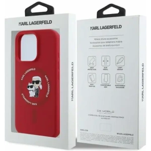 Kup Etui Karl Lagerfeld KLHMP16XSCMKCRHR Apple iPhone 16 Pro Max hardcase Silicone Karl&Choupette Heads Ring MagSafe czerwony - KLD21670 - {ean13} - Sklep Home Screen