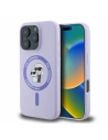 Buy Case Karl Lagerfeld KLHMP16XSCMKCRHU Apple iPhone 16 Pro Max hardcase Silicone Karl&Choupette Heads Ring MagSafe purple - KLD21671 - {ean13} - Home Screen Store Europe