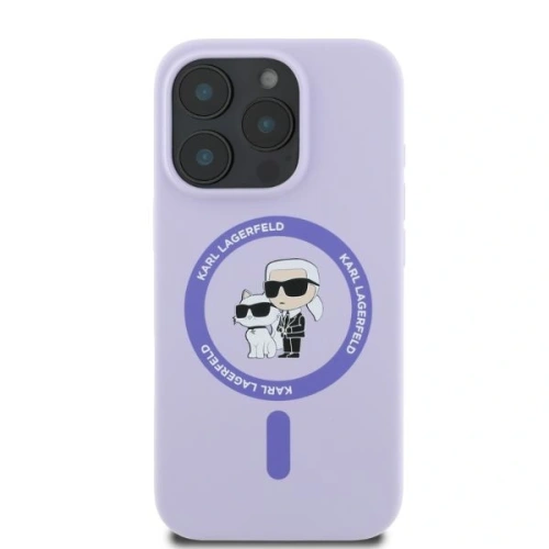 Kup Případ Karl Lagerfeld KLHMP16XSCMKCRHU Apple iPhone 16 Pro Max tvrdý obal silikonový Karl&Choupette Heads Ring MagSafe fialový - KLD21671 - {ean13} - Sklep Home Screen