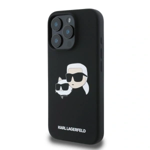 Kup Případ Karl Lagerfeld KLHMP16XSKCHPPLK Apple iPhone 16 Pro Max tvrdý obal Silikonový dvouhlavý tisk MagSafe černý - KLD21672 - {ean13} - Sklep Home Screen
