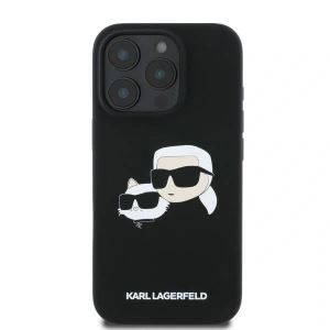 Kup Případ Karl Lagerfeld KLHMP16XSKCHPPLK Apple iPhone 16 Pro Max tvrdý obal Silikonový dvouhlavý tisk MagSafe černý - KLD21672 - {ean13} - Sklep Home Screen