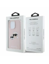 Buy Case Karl Lagerfeld KLHMP16XSKCHPPLP Apple iPhone 16 Pro Max hardcase Silicone Double Heads Print MagSafe pink - KLD21673 - {ean13} - Home Screen Store Europe