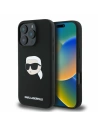 Etui Karl Lagerfeld KLHMP16XSKHPPLK Apple iPhone 16 Pro Max hardcase Silicone Karl Head Print MagSafe czarny - iPhone 16 Pro Max - Karl Lagerfeld