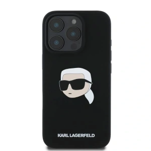 Kup Eset Karl Lagerfeld KLHMP16XSKHPPLK Apple iPhone 16 Pro Max kemény hátlap Szilikon Karl Fej Nyomtatás MagSafe fekete - KLD21674 - {ean13} - Sklep Home Screen