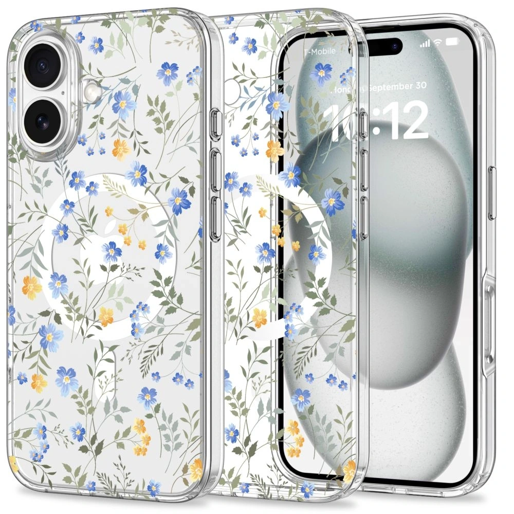 Etui Tech-Protect Magmood MagSafe Apple iPhone 16 Spring Flowers - iPhone 16 - Tech-Protect