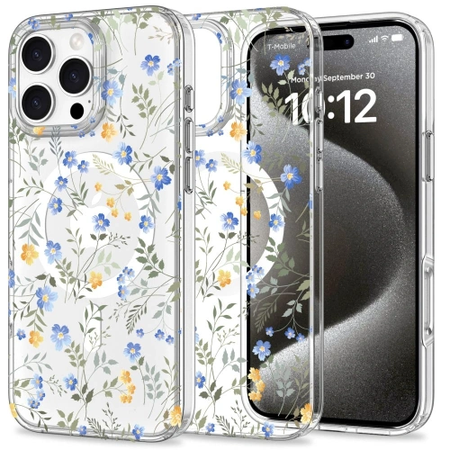 Kup Fall Tech-Protect Magmood MagSafe Apple iPhone 16 Pro Max Frühlingsblumen - THP3092 - {ean13} - Sklep Home Screen