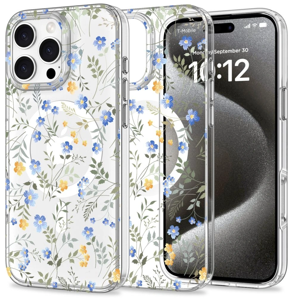 Etui Tech-Protect Magmood MagSafe Apple iPhone 16 Pro Max Spring Flowers - iPhone 16 Pro Max - Tech-Protect