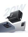 Kup Încărcător de perete USB-C USAMS + cablu USB-C retractabil PD+QC 20W Gan Încărcare rapidă alb YC Series - USA1170 - {ean13} - Sklep Home Screen