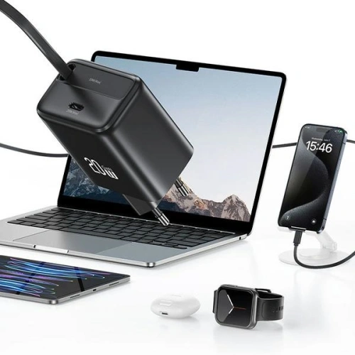 Kup Încărcător de perete USB-C USAMS + cablu USB-C retractabil PD+QC 20W Gan Încărcare rapidă alb YC Series - USA1170 - {ean13} - Sklep Home Screen