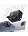 Kup Încărcător de perete USAMS USB-C + cablu USB-C retractabil PD+QC 30W Gan Fast Charging negru seria YC - USA1173 - {ean13} - Sklep Home Screen
