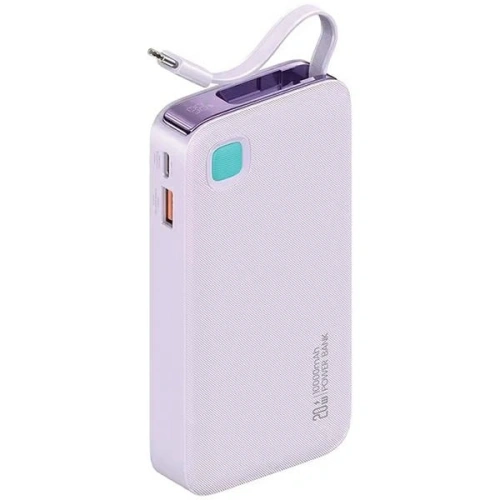 Kup USAMS Power Bank + kihúzható USB-C kábel 10000 mAh PD 20W Gyors Töltés XY Sorozat lila - USA1177 - {ean13} - Sklep Home Screen