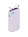 Baterie externă USAMS + cablu USB-C retractabil 10000 mAh PD 20W Încărcare rapidă seria XY mov - Baterii externe - Usams